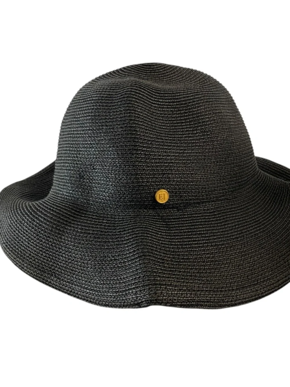 Eric Javits Hat Packable Squishee Floppy 50+ UPF in Charcoal - Picture 2 of 7